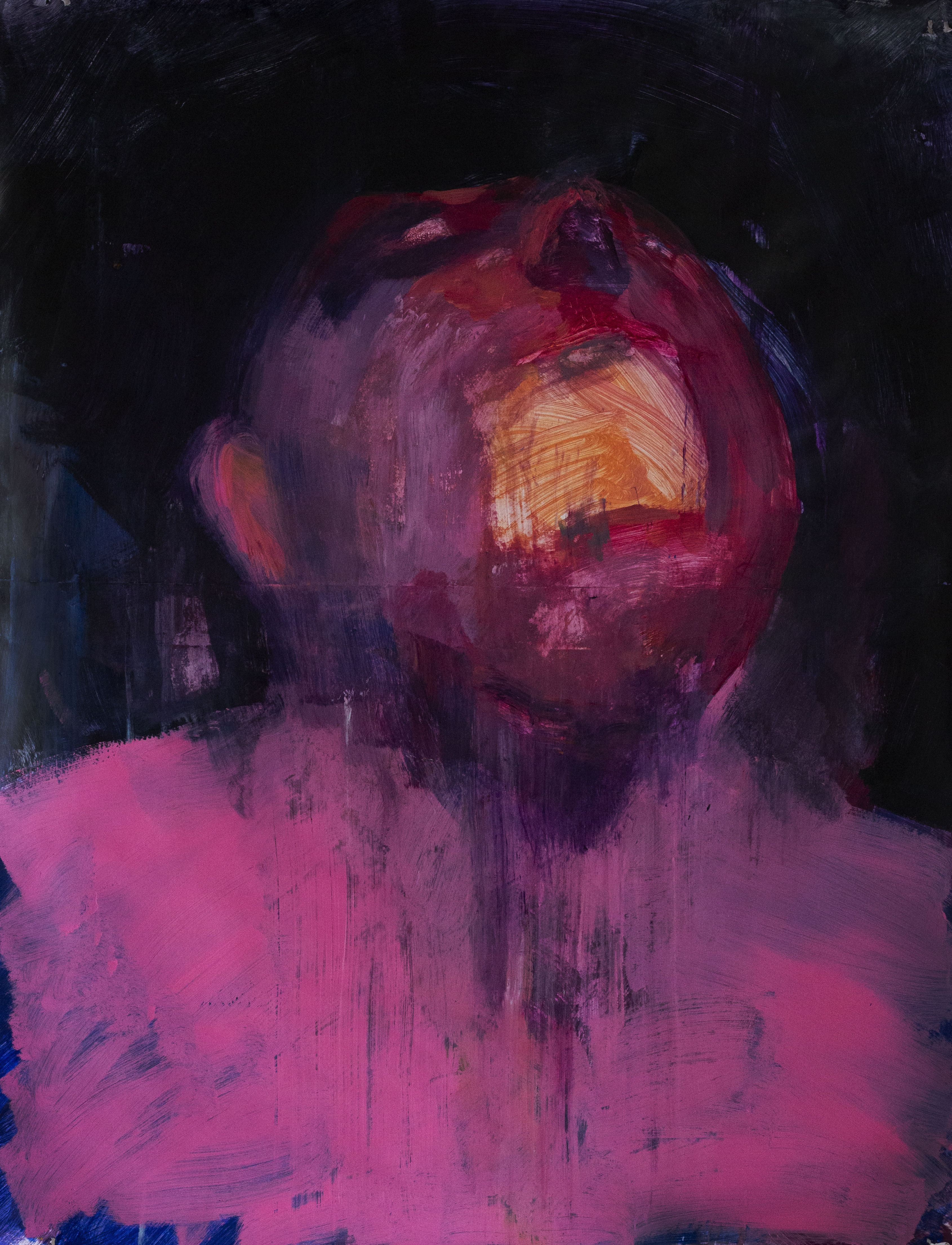 Divine, 140x100 cm, acrylic on glued paper